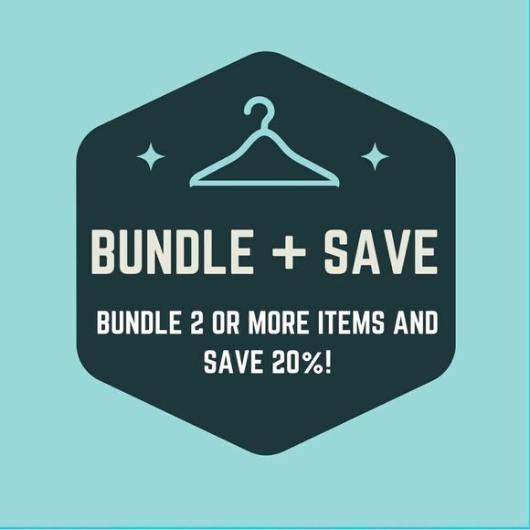 BUNDLE‎ TWO OR MORE ITEMS AND SAVE 20%! - Picture 1 of 1